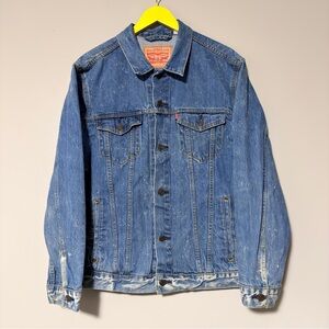 Levi’s Trucker Jacket Blue Acid Wash XL